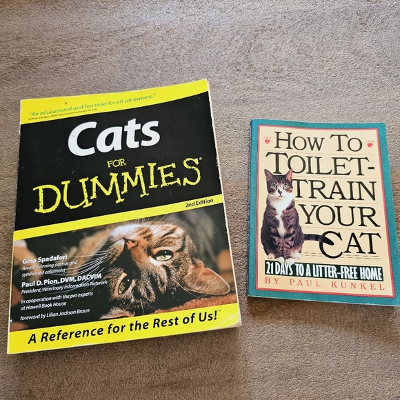 Other Cats For Dummies How To Toilet Train Your Cat Book Poshmark